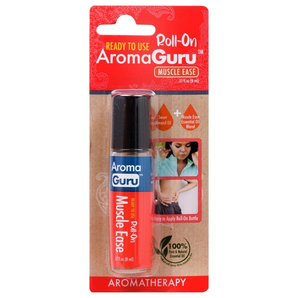 AromaGuru Muscle Ease Essential Oil Blend Roll-On